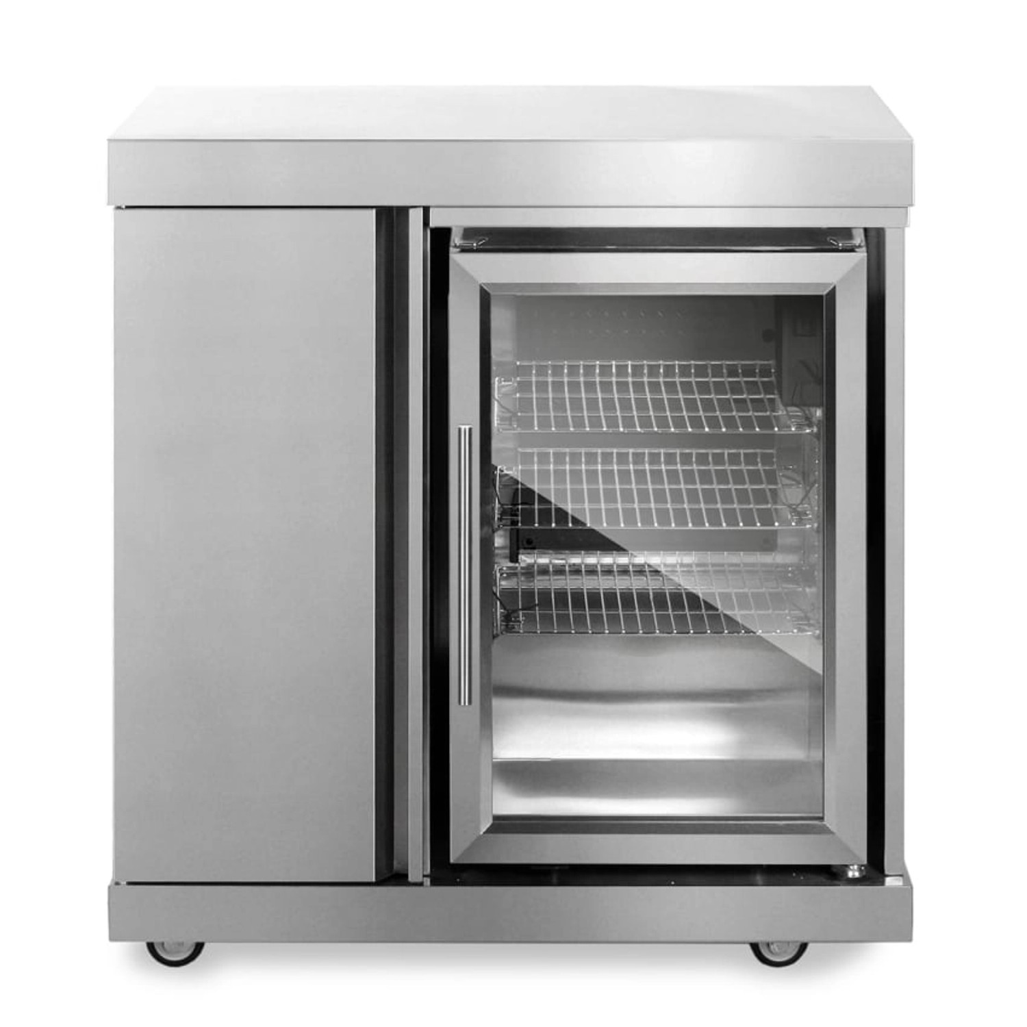 MyOutdoorKitchen Modul mit Kühlschrank und Aufbewahrungsschrank Stainless C günstig online kaufen