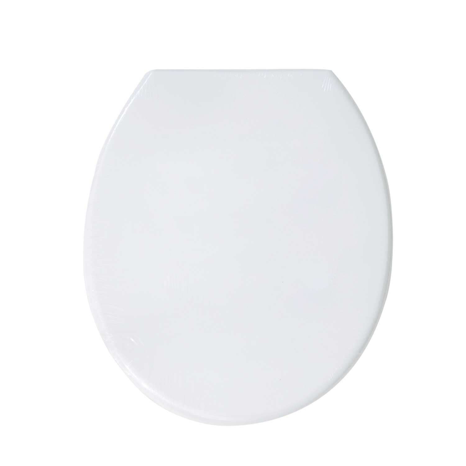 MSV WC-Sitz mit Edelstahl-Scharnieren 45 cm x 37 cm x 5,6 cm Weiß günstig online kaufen