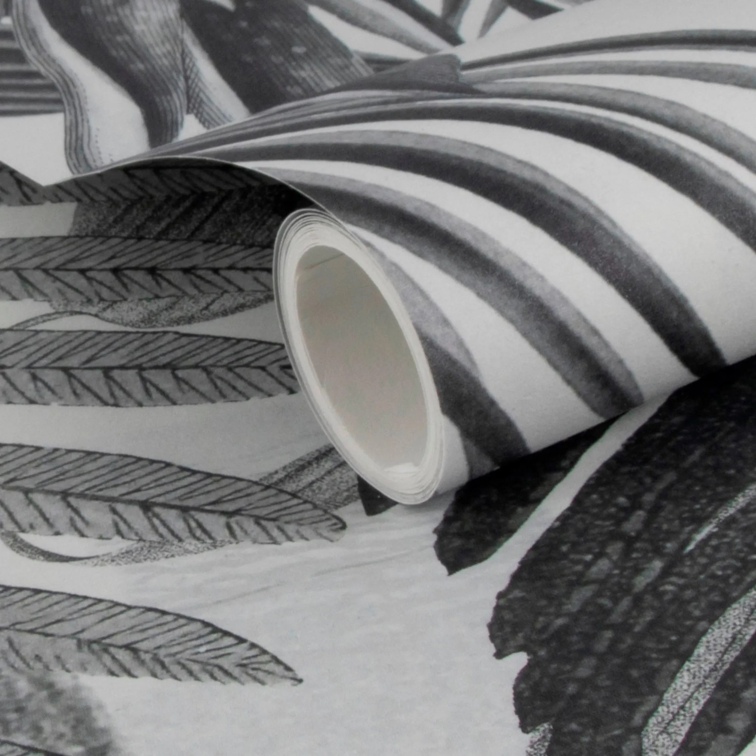 Art for the Home Fototapete Safari, schwarz-weißes Tiermotiv, Rolle