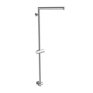 Schütte Steigrohr Marseille Chrom für Duschstangen mit Handbrausehalter.