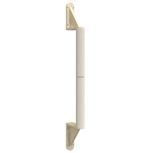 Wand-Kratzsäule, 109 cm, Sisal, zur Wandmontage, für Katzen