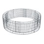 Rundes Bellissa Gabionen-Hochbeet, 40 cm hoch, Ø 146 cm, aus verzinktem Metallgitter.