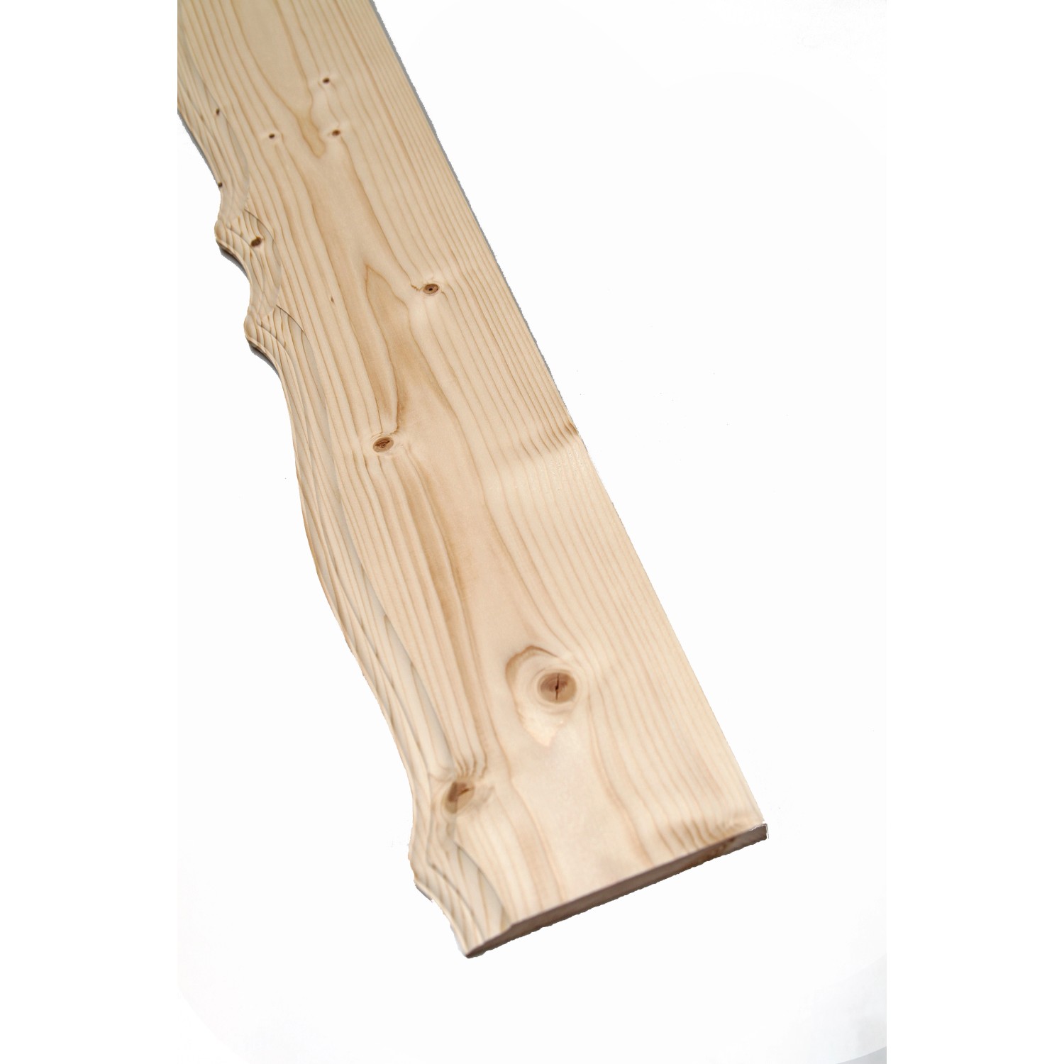 Zierblende aus Fichte, 2500x95x18 mm, für Handläufe und Balkongestaltung.