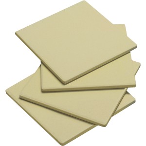 Enders® Mini Pizzastein 4er Set aus Cordierit für Grill, gestapelt.