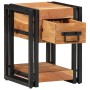 vidaXL Nachttisch Braun 30 x 30 x 40 cm Massivholz Akazie 4016710