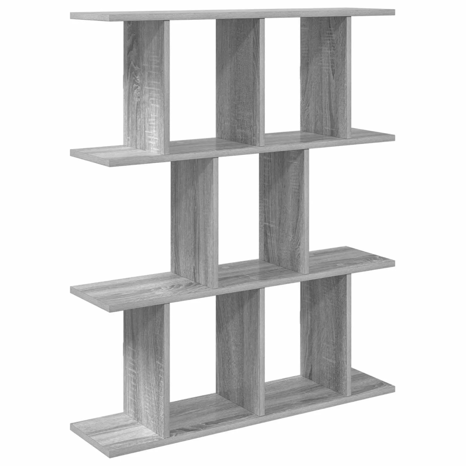 vidaXL Wandregal Sonoma-Grau 102 x 20 x 96 cm Holzwerkstoff 8012217