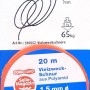 Weiße Conacord Mehrzweckseil-Schnur, 1,5 mm Durchmesser, 20 m Länge.