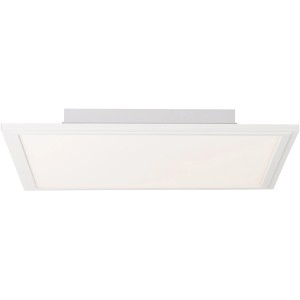 Moderne, weiße AEG LED-Deckenleuchte Merrie, quadratisch, für Wohn- und Essbereich.