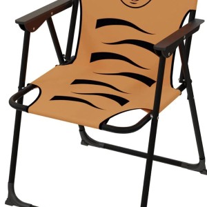 Mojawo Kinder Campingstuhl mit Tiger-Design, Klappstuhl für Outdoor & Garten.