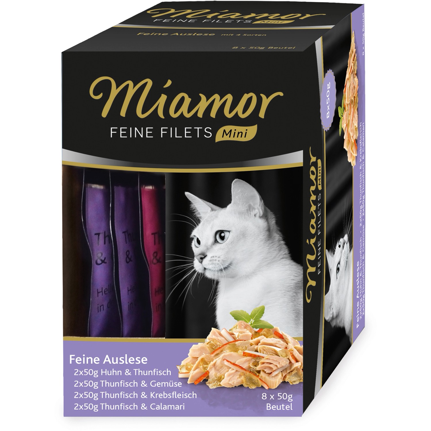 Thumbnail - Miamor Katzen-Nassfutter Feine Filets Multibox Auslese 8 x 50 g