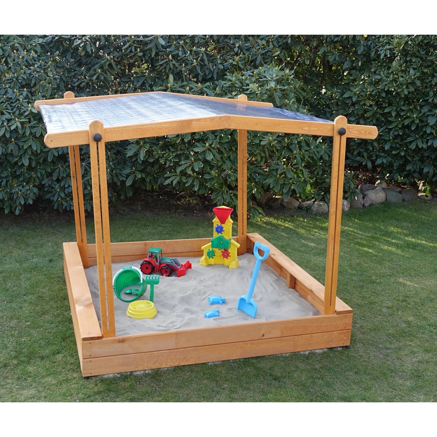 Promadino Sandkasten MULTI + Dach