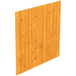 Skan Holz Seitenwand Deckelschalung, 230x220 cm, Fichte Eiche hell, für Carport