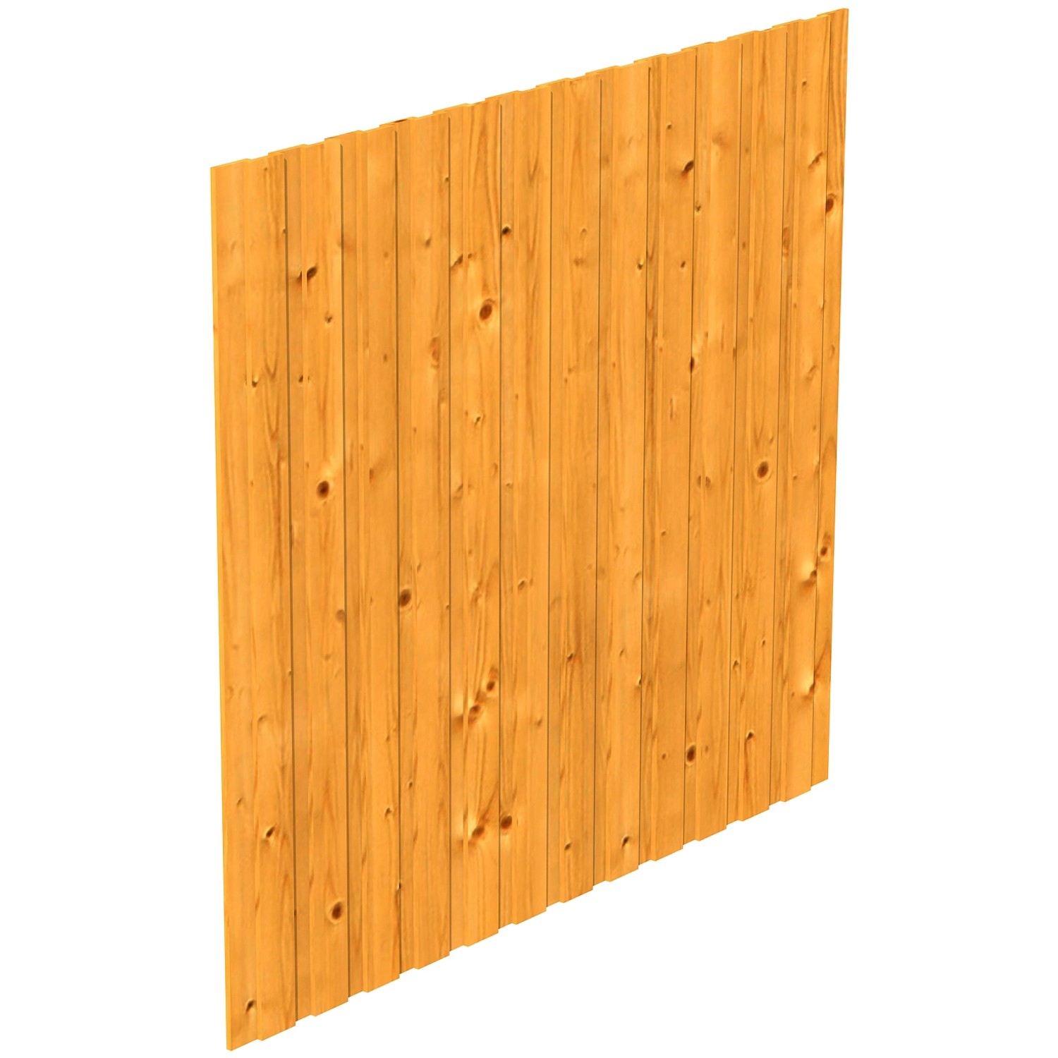 Skan Holz Seitenwand Deckelschalung 230 x 220 cm Fichte Eiche hell günstig online kaufen