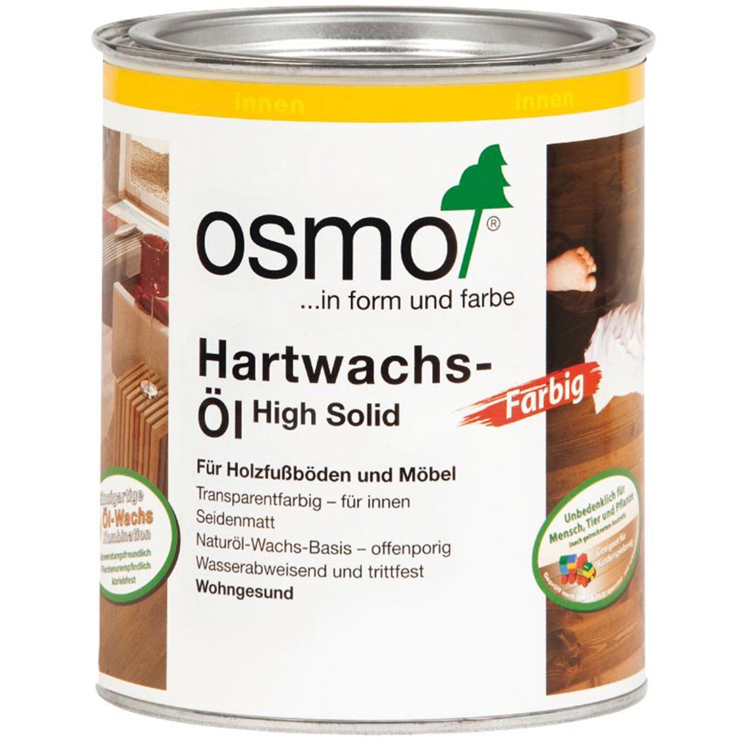 Osmo Hartwachs Öl Bernstein 750 ml