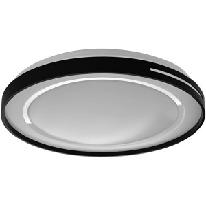 Ledvance Smart+ WiFi Deckenleuchte Orbis Lisa, 50cm, tunable white, mit schwarzem Ring.