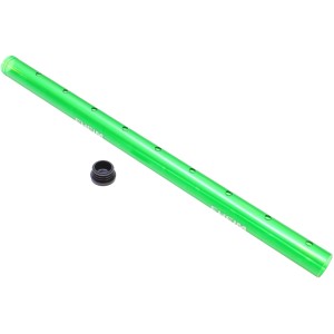 Eheim Düsenrohr für Außenfilter Professionel, grün, mit Löchern und schwarzem Stopfen.