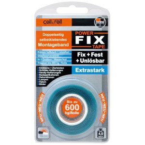 Boldt Montageband Fix und Unlösbar, doppelseitig, 1,5m Rolle für Lackreparatur und Karosserie.