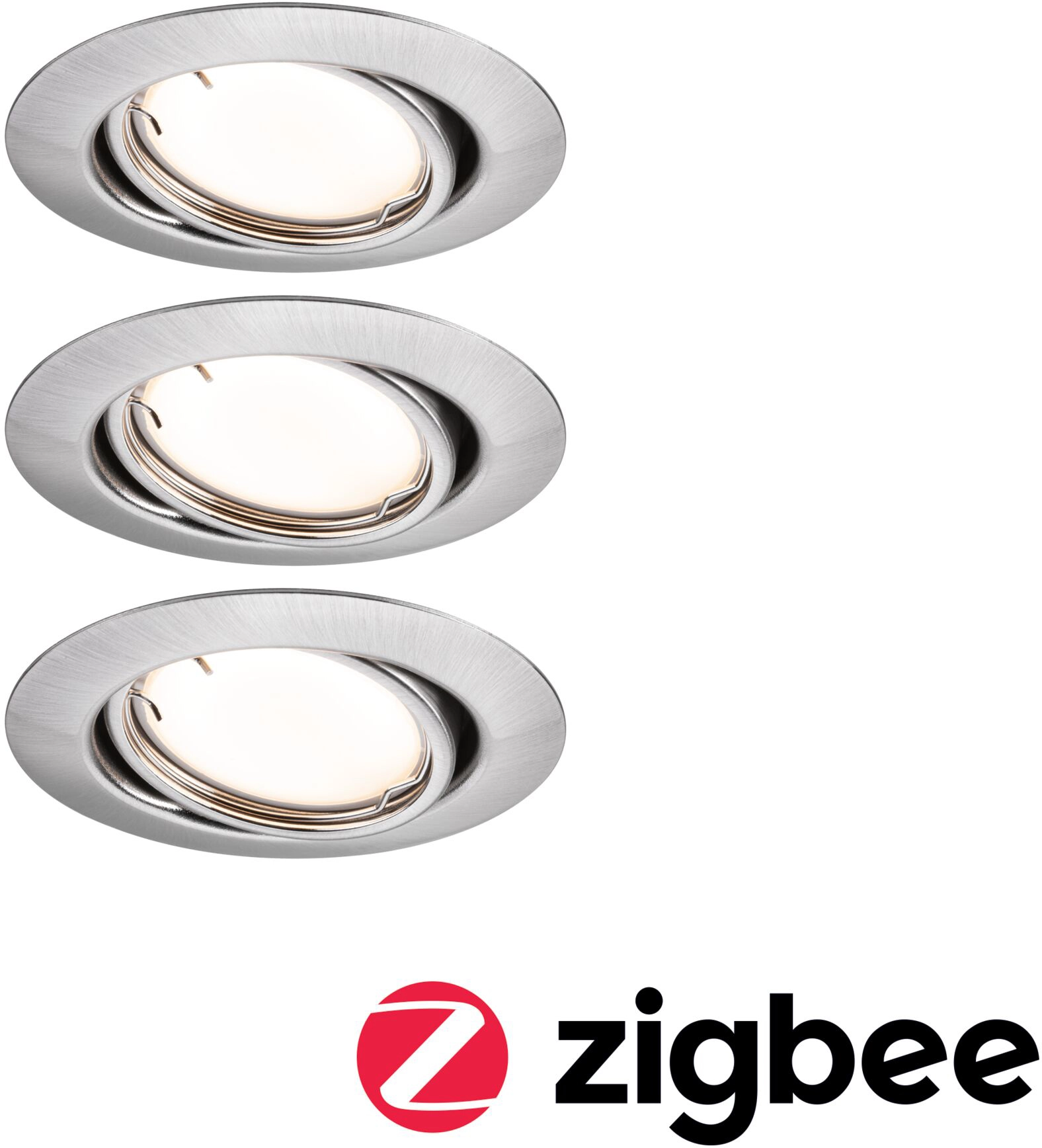 Zigbee 430lm Paulmann 90 Basisset Smart Rund Coin mm Home OBI kaufen LED-Einbauleuchte bei