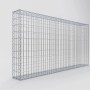 Gabiona Gabionenkorb, 100x200x20 cm, Maschenweite 5x10 cm, Drahtgitter für Einfassungen und Mauersysteme.