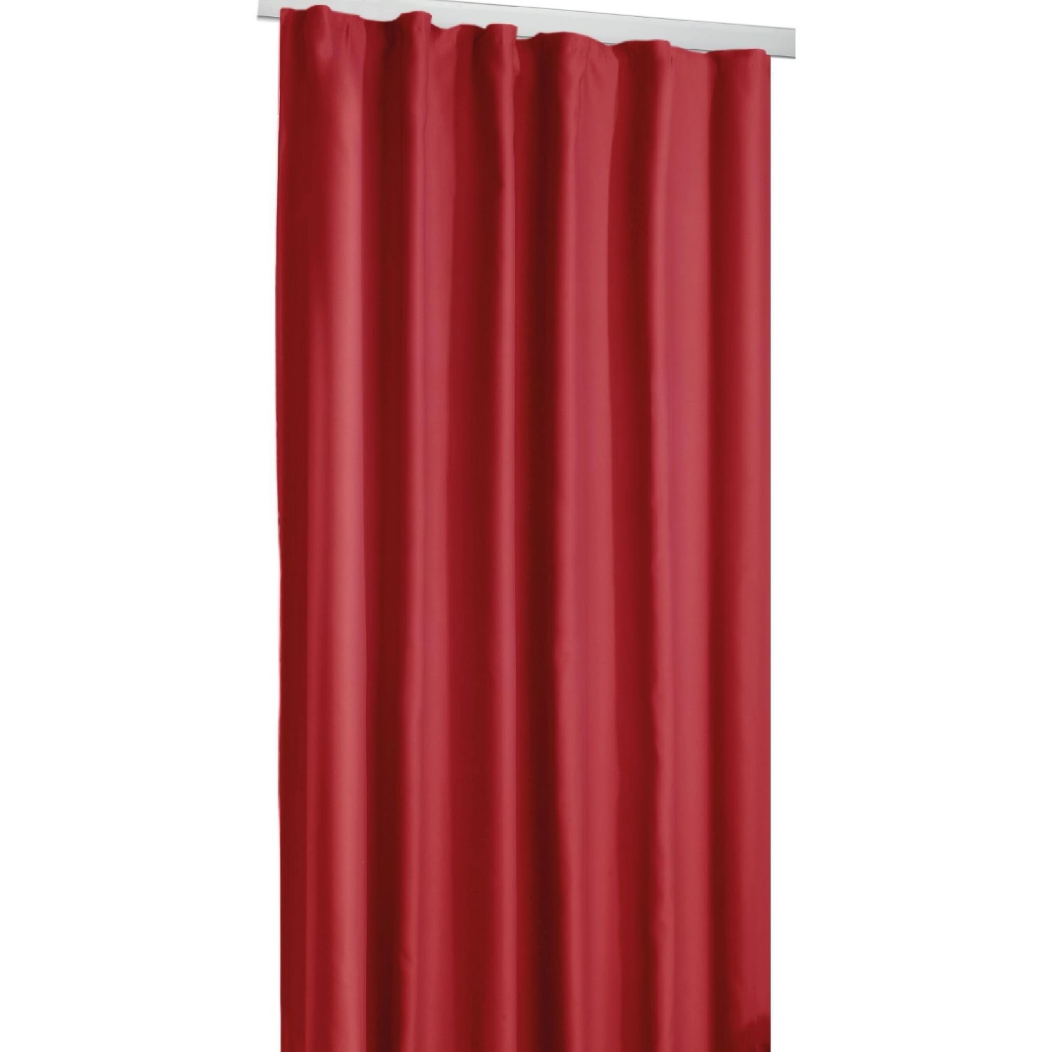 Arsvita Verdunkelungsgardine Universalband Shadow 135 cm x 245 cm Rot günstig online kaufen