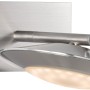 Moderne LED-Wandleuchte Beta von Fischer & Honsel in Nickel matt. Smarte Leuchte mit Farbwechsel.