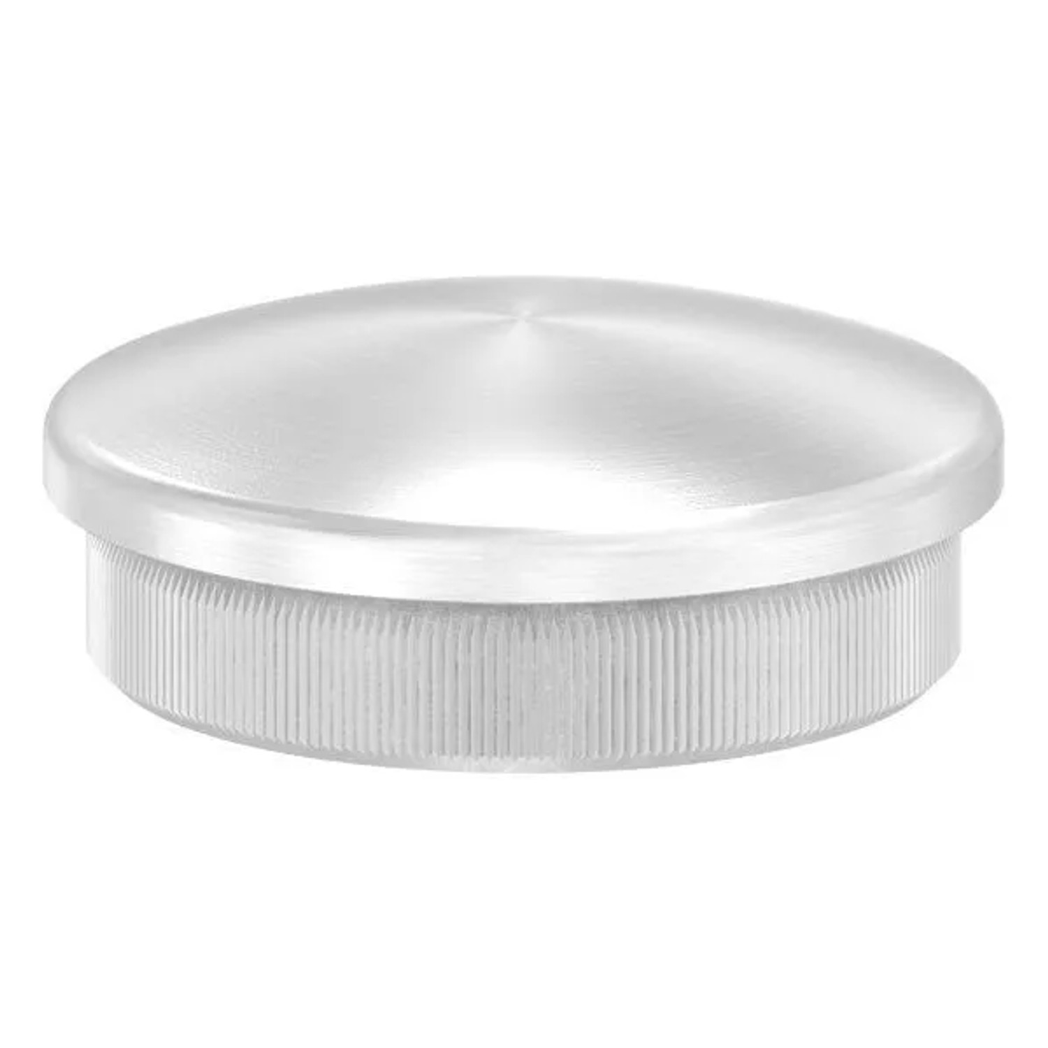 FeNau Einsteckkappe V2A Edelstahl Für Rohr Ø 40,0 X 2,0 mm Leicht Gewölbt Zum Einschlagen
