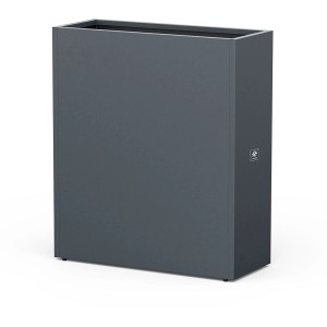 Herstera Garden Hochbeet, anthrazit, 40x100x115 cm. Pflanzkasten aus pulverbeschichtetem Stahl.