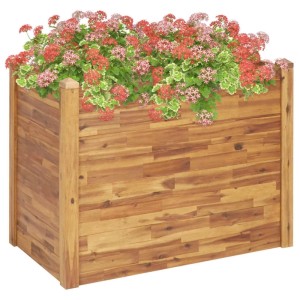 vidaXL Garten-Hochbeet 110 x 60 x 84 cm Massivholz Akazie 46579