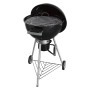 Jamestown Holzkohle-Kugelgrill Dexter XL (Ø 54 cm) mit verchromtem Grillrost und Ablage.