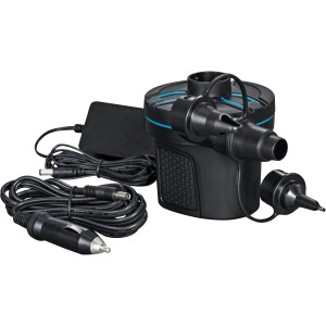 Bestway PowerTouch Elektropumpe (12 V) mit Adaptern und Kabeln für Camping und Outdoor.