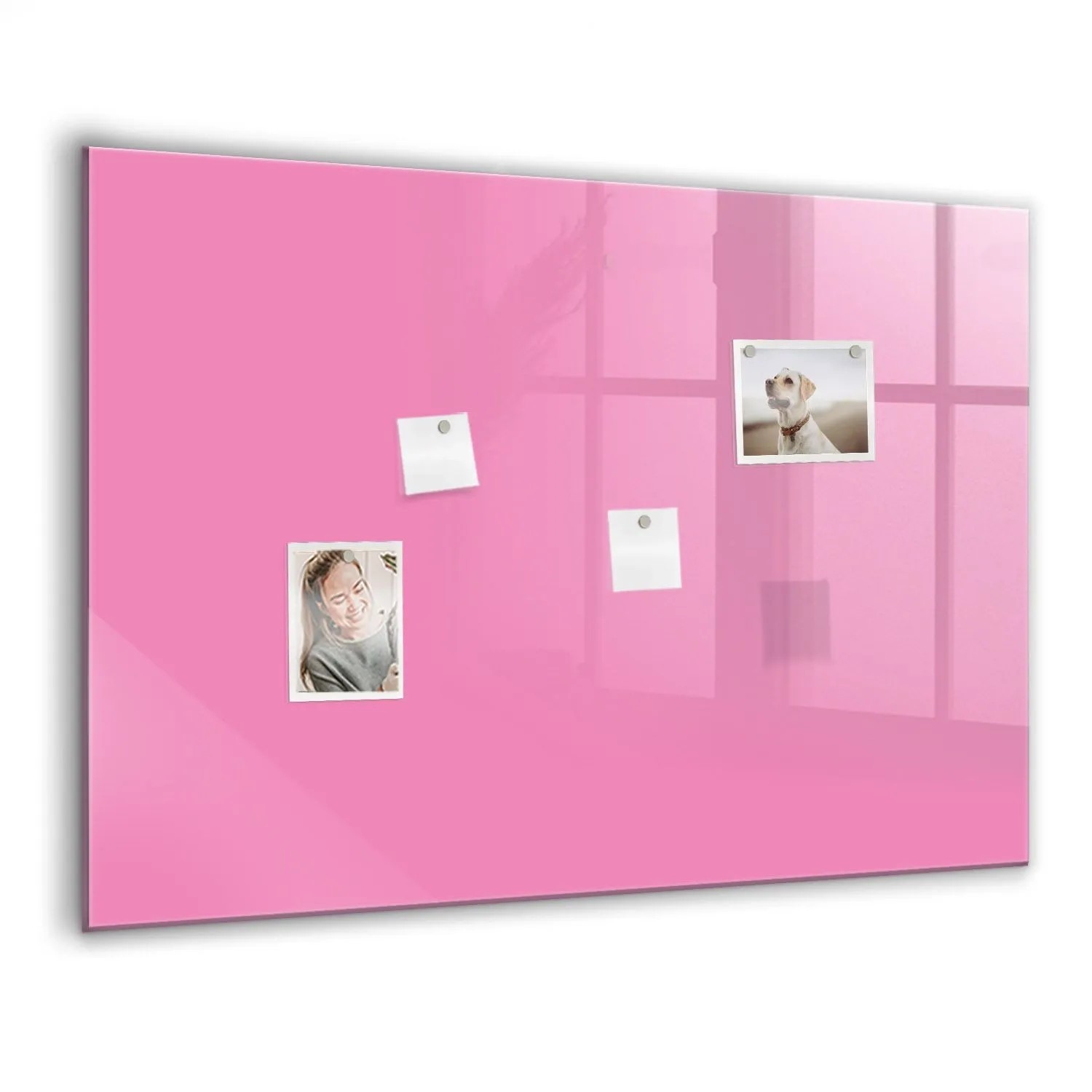 Tulup Magnettafel Aus Glas Rosa Farbe 100x70 cm Whiteboard Magnetisch Glas günstig online kaufen