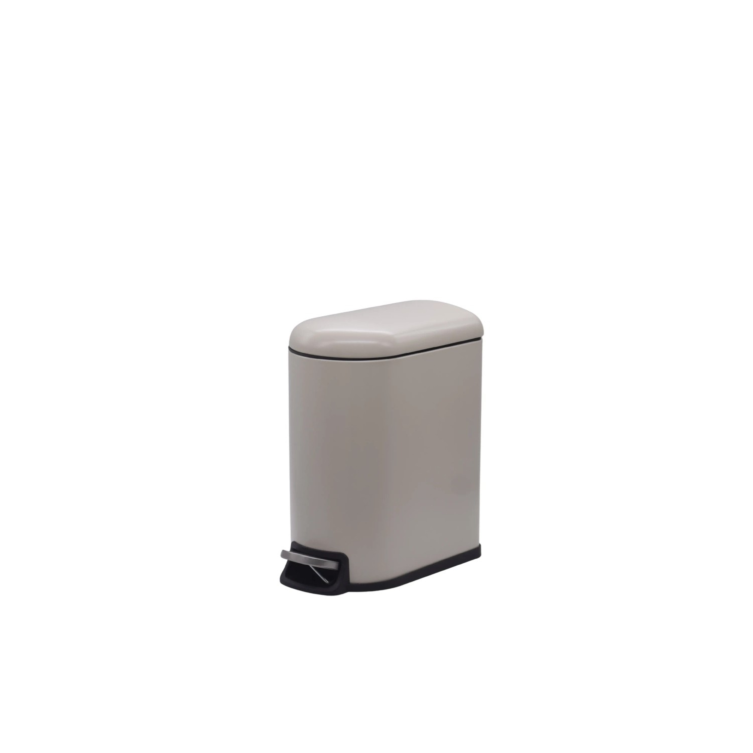 Euroshowers Kosmetikeimer Pedaleimer Classic Off White 5 Liter