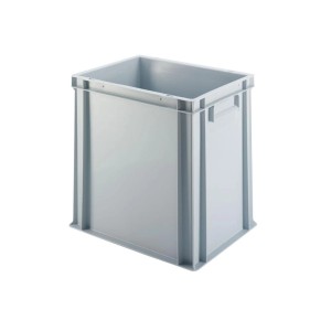 Graue PROREGAL Eurobox (37L) im SuperSparSet, ideal zur Aufbewahrung und als Transportbox.