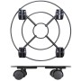 Wagner Pflanzenroller Draht GH 0943, Ø 30 cm, schwarz matt, mit Doppelrollen.