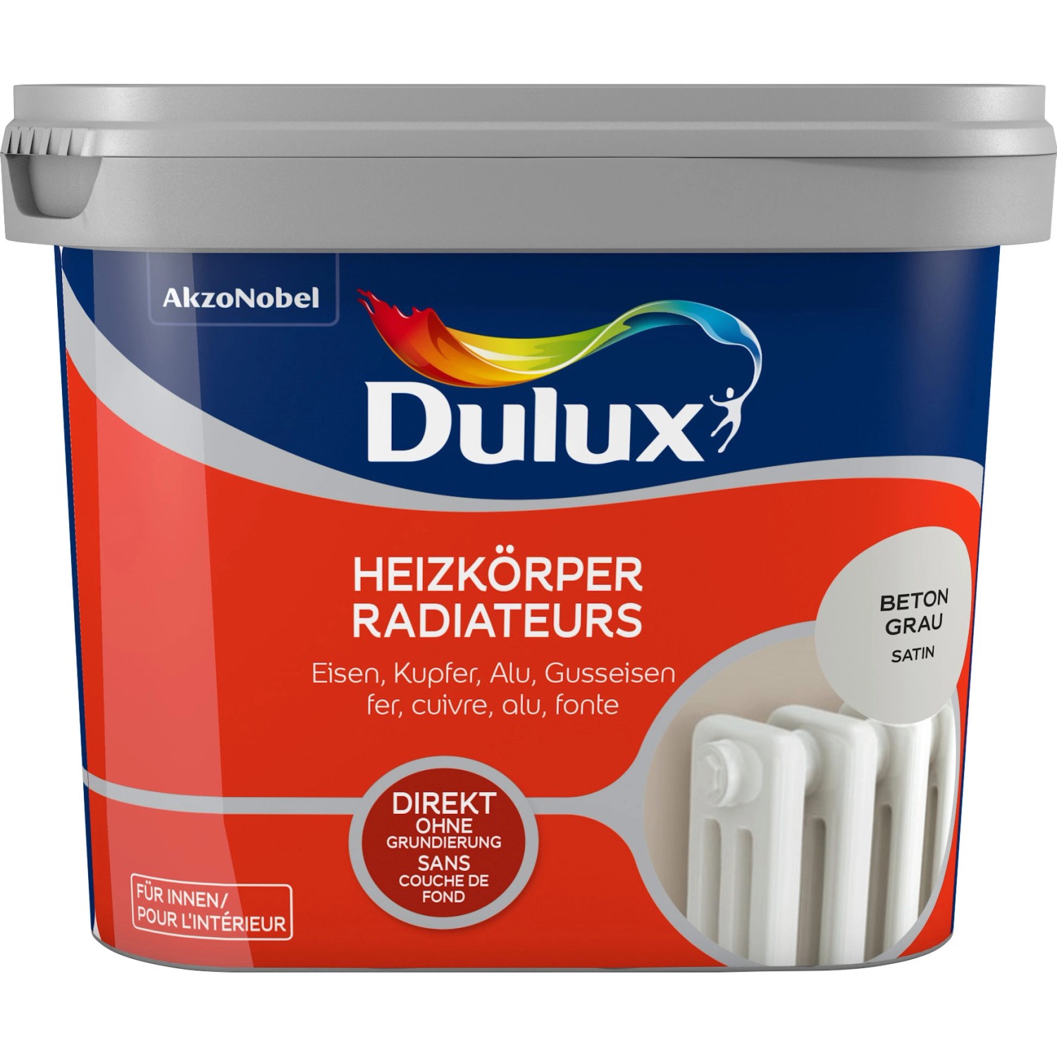Dulux Fresh Up Heizkörperlack Satin Beton-Grau 750 ml