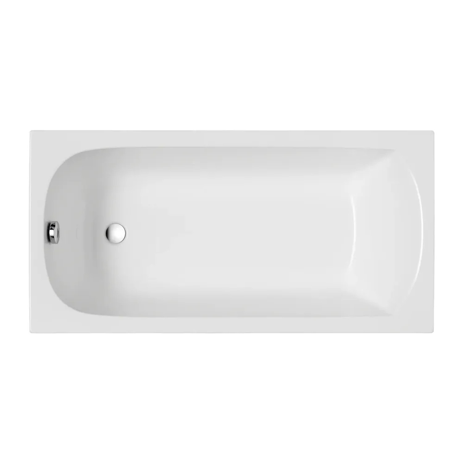 Bad Land Badewanne Rechteck CLASSIC 150x75 Mit Wannenträger Ablauf Füße