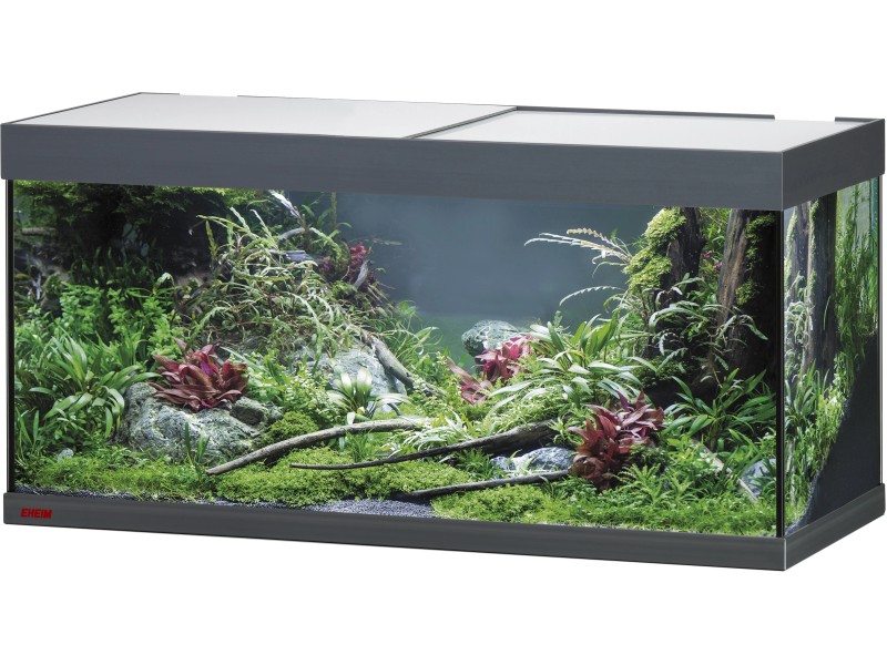 Eheim Aquarium-Glasbecken mit Abdeckung VivalineLED 150 Eiche-Grau 150 l FSC