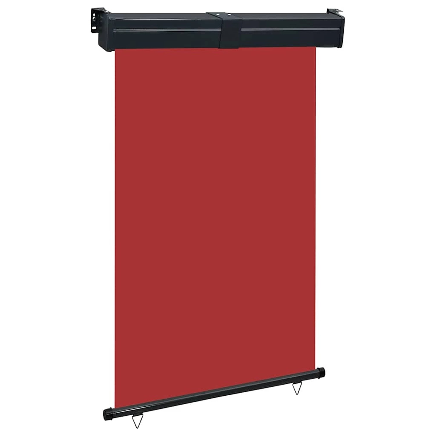 furnicato Balkon-Seitenmarkise 125x250 cm Rot günstig online kaufen