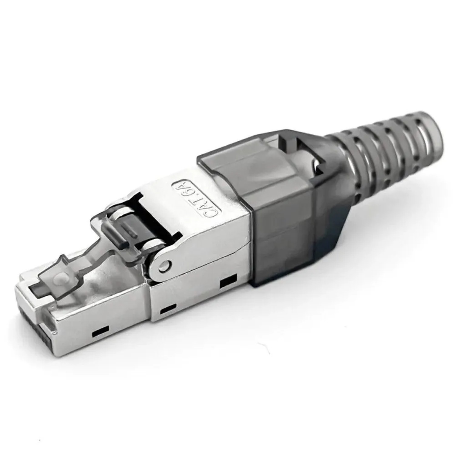 hb-digital Netzwerkstecker CAT 6a LSA feldkonfektionierbar vergoldete RJ45 Pins PoE