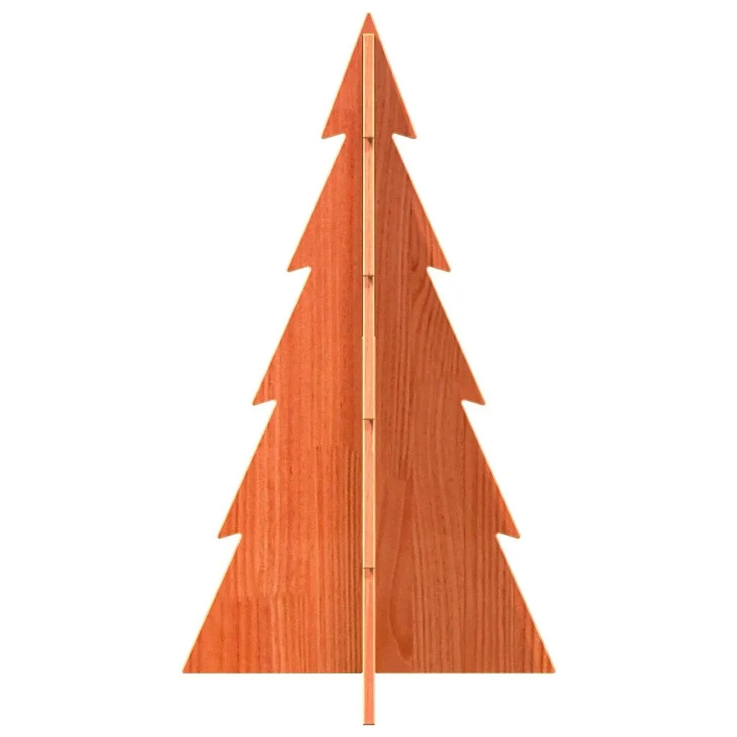 vidaXL Weihnachtsbaum Holz zum Schmücken 80 cm Massivholz Kiefer 858170