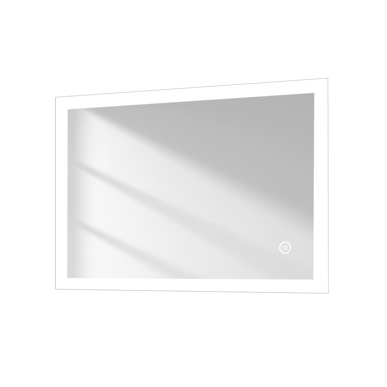 Emke LED Badspiegel 50 x 70 cm Wandspiegel Badezimmerspiegel mit Beschlagfr günstig online kaufen