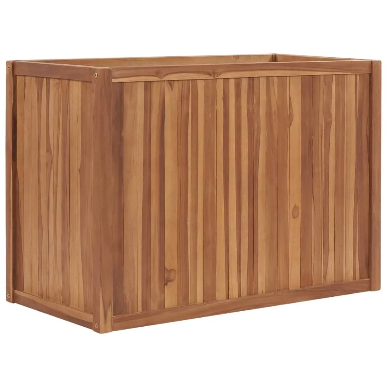 vidaXL Hochbeet 100x50x70 cm Massivholz Teak 48972