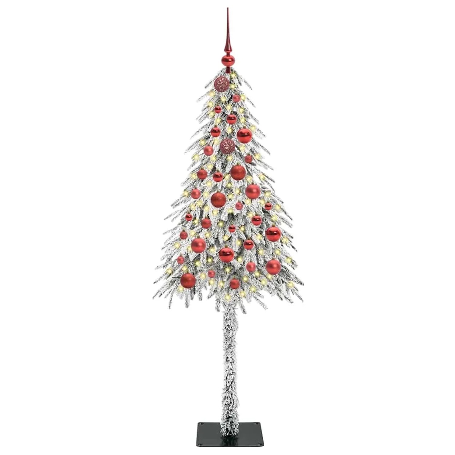 vidaXL Weihnachtsbaum mit 150 LEDs Weiß 150 cm PE und Stahl 3396216