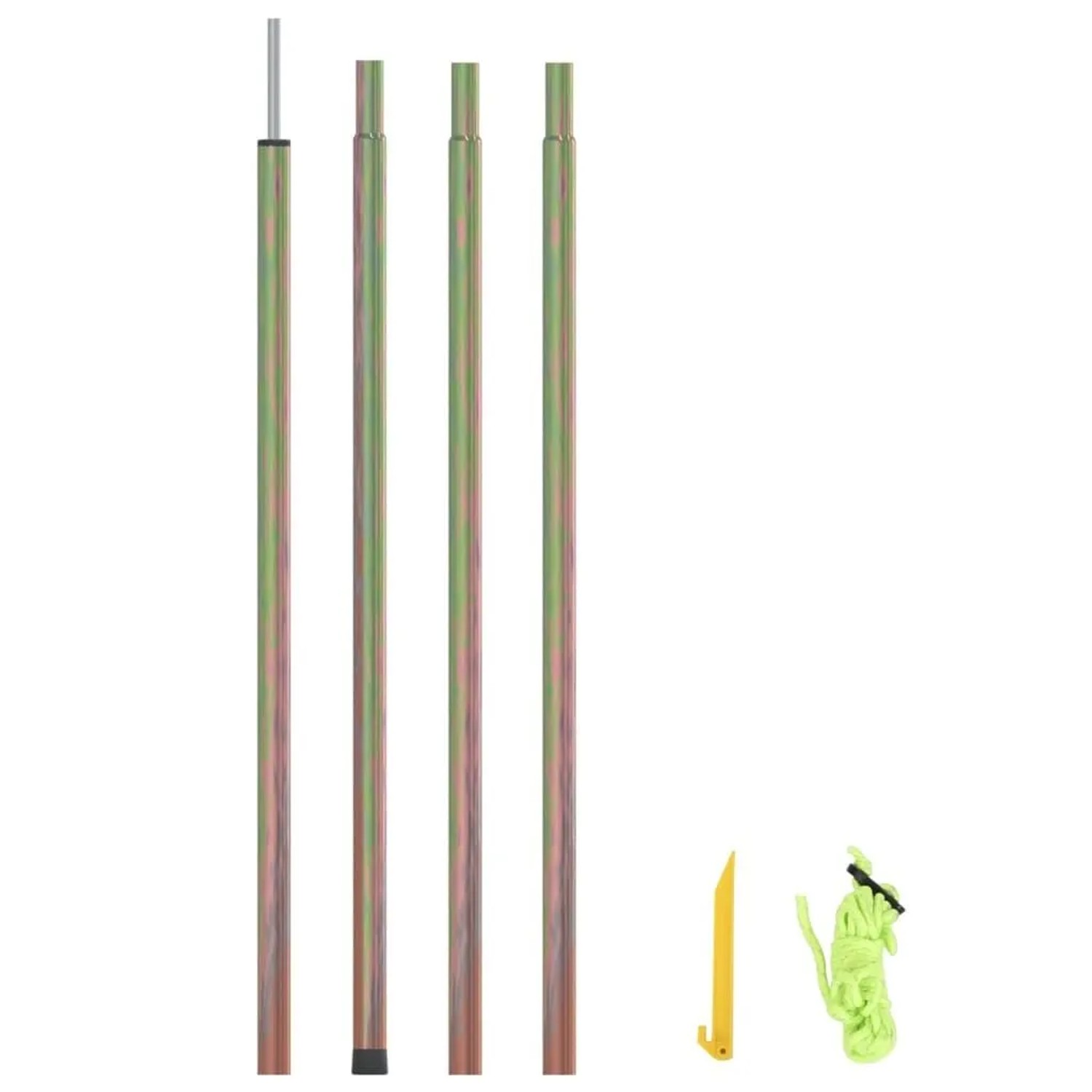 vidaXL Sonnensegel Stange 250 cm Verzinkter Stahl 315222