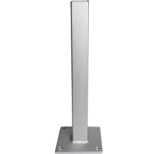 GroJa Konsole GJ43 für 6x6 cm Alupfosten, verzinkt, zur Montage von Zäunen und Sichtschutz.