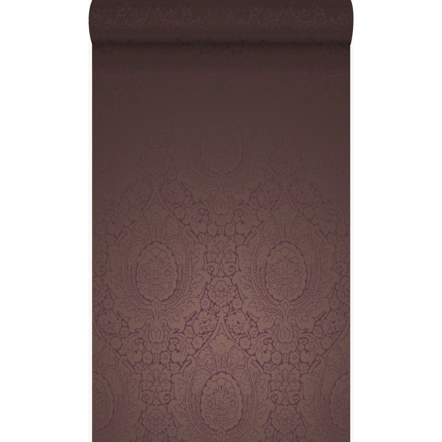 Origin Wallcoverings Tapete Ornamente Dunkelviolett 53 cm x 10,05 m 345435 günstig online kaufen