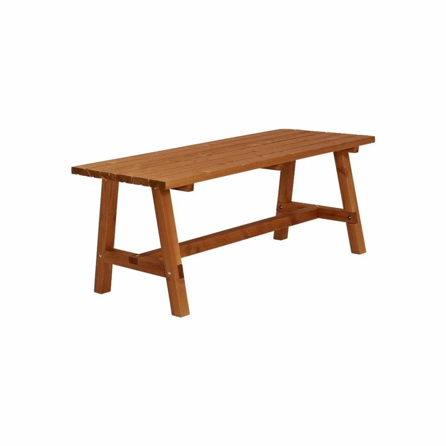PLUS Country Gartentisch 177 cm Farbgrundiert Teak aus Kiefer/Fichte FSC MIX 70 %