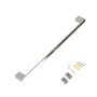 Kalb Badetuchhalter Lenn, 80cm, Chrom, Aluminium, zur Wandmontage mit Befestigungsmaterial.