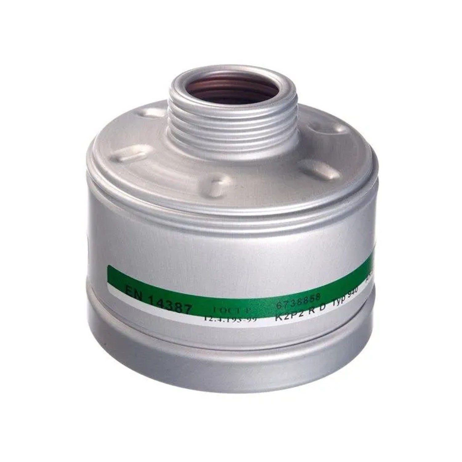 Dräger Atemschutz Kombinationsfilter 940 K2 P2 R D Gasfilter Partikelfilter mit Rd40 Anschluss Silber