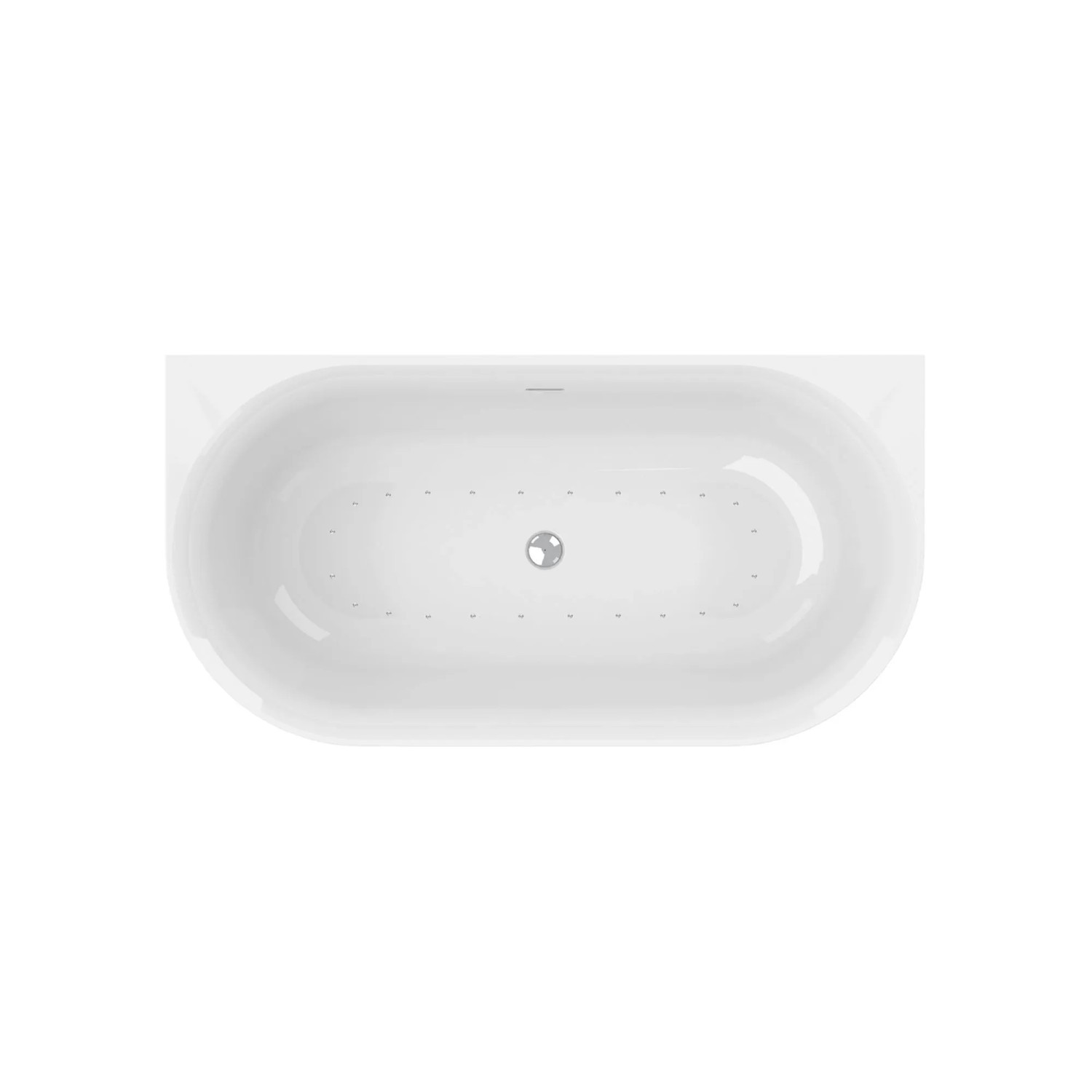 Ottofond Whirlpool Mince Vorwand Silent-System 155 cm x 80 cm Weiß
